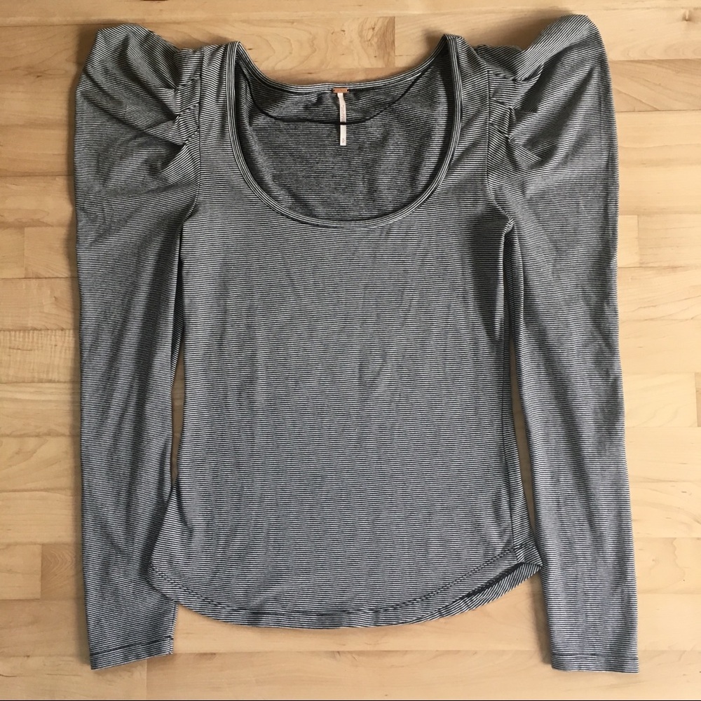 Free People Penelope Puff Sleeve Tee